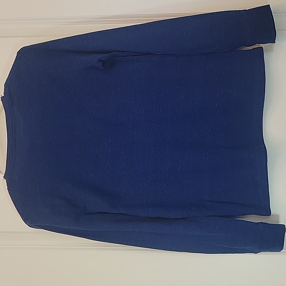Urban PIpeline Boy's Deep Blue Thermal Crewneck Tee Long Sleeve LARGE - Picture 4 of 5